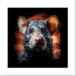 Patriotic Rat Posters and Art